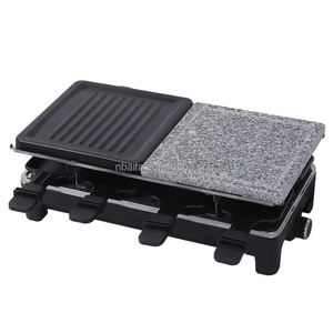Grill à <span class=keywords><strong>raclette</strong></span> portable Aifa pour <span class=keywords><strong>4</strong></span> personnes, machine à griller d'intérieur - Product Image 2