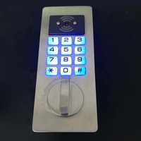 Serrure de casier numérique à code en acier inoxydable 304 poli, durable, antivol, antirouille, pour armoires métalliques/boisées de gym, déverrouillage par clé/mot de passe