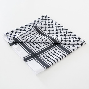 Nuovo Arafat cotone turbante arabo sciarpa quadrata stampata in stile palestinese - Product Image 5