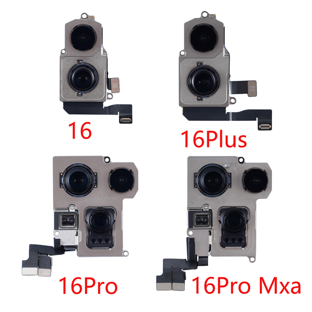 Used Rear Camera Module Full Tested Replacement Parts for iPhone 11 12 13 14 15 16 17 Pro Max