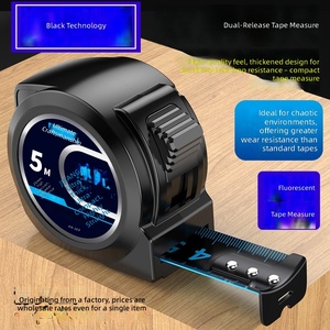Mètre Ruban Haute Technologie en Acier Inoxydable Fluorescent 5M/7.5M/10M avec Verrouillage Automatique, Outil de Mesure Haute Précision et Haute Visibilité - Product Image 6