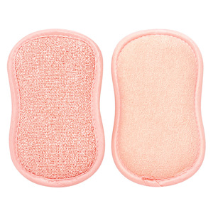 Éponge de nettoyage de cuisine en microfibre à prix abordable, double face, ondulée, pour la vaisselle - Product Image 4
