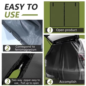 Magnetic Attachment <strong>Car</strong> Van Camping Outdoor <strong>Screen</strong> Mosquito Net Baby Mosquito Net Original Travel Unit Children <strong>Protection</strong> - Product Image 6