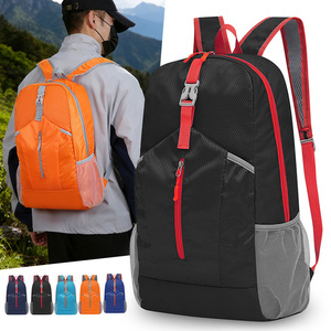 Outdoor Backpack 18 In Foldable Waterproof Travel Hiking Bag Unisex Solid Color - Product Image 2