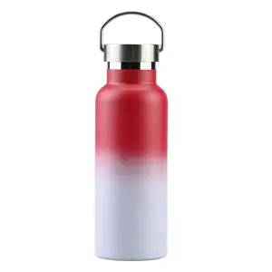 Pasokan Pabrik 12Oz 17Oz 20Oz 25Oz 32Oz Dinding Ganda Terisolasi Vacuum Flask Stainless Steel Termal Olahraga Botol Vakum