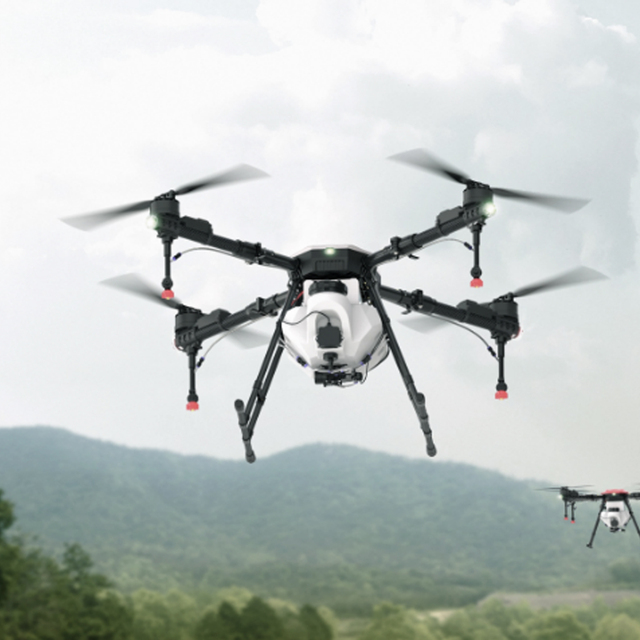 JIS 4 Aixs 16L Agricultural Spraying Drone Crop Farming Smart UAV with RTK Rack and power