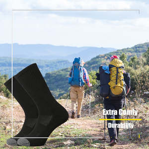 Paquete de 6 Calcetines Deportivos Unisex Negros, Transpirables, que Absorben la Humedad, para Entrenamiento, para Hombre y Mujer - Product Image 2