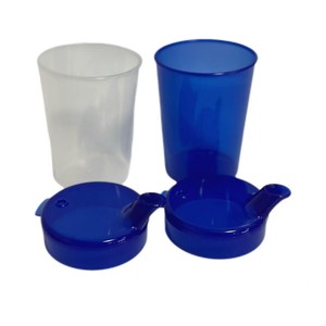 <b>Plastic</b> <b>Drinkware</b> 200Ml With Lid Bpa Free For Travel Adults - Product Image 4