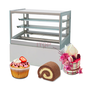 ITOP-vitrina refrigerada de 350W para repostería, vitrina <span class=keywords><strong>Rectangular</strong></span> de vidrio para refrigerar pasteles, vitrina de armario - Product Image 3