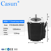 Moteur pas à pas hybride Casun Nema 23, couple élevé 1200 mN.m, courant 3,0 A, avec encodeur, pour machines CNC