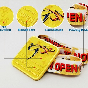 Medallas Conmemorativas Metálicas Personalizadas al por Mayor para Premios Temáticos de Actividades, Diseño Moderno y Antiguo, Medallas del Abierto de Francia - Product Image 5
