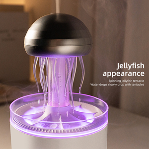 Humidificador de difusor de aceite esencial de aromaterapia de 320ML, humidificador de aire de llama volcánica, lámpara de noche, difusor de Aroma de llama volcánica - Product Image 2