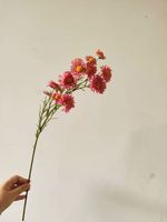 Bunga Daisy Mini Artifisial M1001 Tangkai Bunga Krisan Multi Kepala Semprotan Bunga Sutra untuk Dekorasi Rangkaian Bunga Pernikahan dan Rumah
