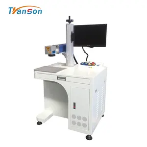 Mopa Color Mask 3D dynamic Marker Raycus Metal fiber laser 20W 30W 50W fiber laser marking machine with rotary