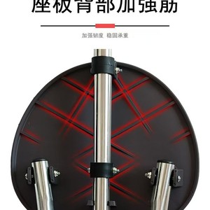 <b>Folding</b> Cane <b>Stool</b> Round 24x21cm Non-Slip Surface For Elderly Use - Product Image 5