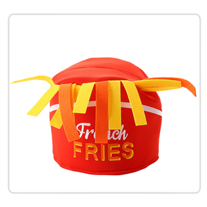 Logotipo impreso personalizado Carnival Fair disfraz novedades comida rápida patatas fritas sombreros fiesta celebración para evento temático Cosplay - Product Image 3