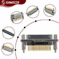 Connecteur électrique Micro-D Samsor MIL-DTL-83513 J30J-37TJN-J Multipin 200V pour applications défensives/aérospatiales