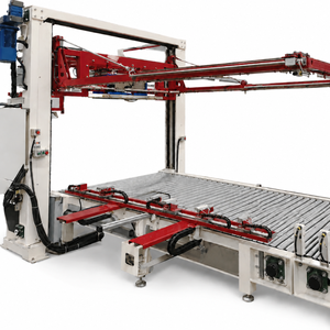 Ligne de production de laminage de palettes personnalisable avec positionnement de précision servo, scellage et découpe automatiques du film pour le transport de palettes - Product Image 5