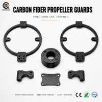 Modules de boîtier articulés en fibre de carbone forgée, usinés CNC, étanches, de précision, sur mesure OEM pour bras de robot/aile en fibre de carbone