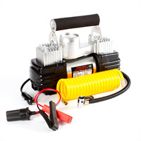 Compresseur d'air à double cylindre en gros de Chine, kits de réparation de pneus, gonfleur de pneus, kit de réparation de pneus