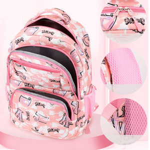 Mochila Escolar Kawaii Impermeable para Adolescentes, con Estampado de Grafiti, para Primaria, con Estuche para Lápices - Product Image 6