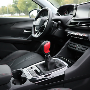 หัวเกียร์สีแดงรุ่น Peugeot Sport สำหรับรถยนต์ 301/207/307/407 ผลิตในตุรกี - Product Image 3