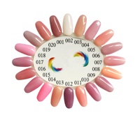 ICE NOVA Vernis Gel Français 10ml/15ml/1kg Sans HEMA Semi-permanent DIY Style Français Série Couleurs Rose Nude pour Nail Art