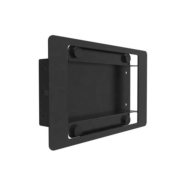 Wall Mounted Tablet Stand Anti-theft Security Metal Tablet Enclosure for Ipad 10.2"