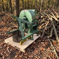 Broyeur à marteaux pour sciure de bois à connexion TDF de tracteur pour le traitement des matières premières biomasse