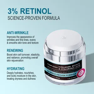 Private Label Anti Aging Wrinkle Removal Dark Spot Bleaching Whitening Collagen Retinol Vitamin C Face Cream Freckle Cream