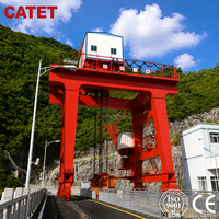 Grue portique sur rail A8 de 30 tonnes sur mesure, grue de levage industrielle lourde électrique extérieure