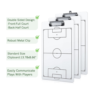 Tableau de coaching de football double face effaçable à sec pour entraîneurs, tableau blanc <span class=keywords><strong>sportif</strong></span> pour marqueurs - Product Image 3