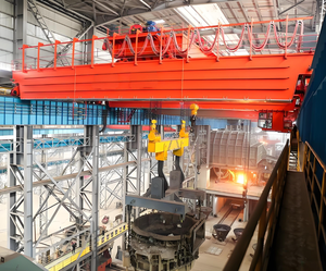 صناعة مطحنة الصلب صب صب العارضة المزدوجة مغرفة جسر رافعة علوي - Product Image 4