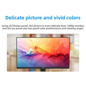 Moniteur de bureau neuf For Pro MP273Q E7 27 pouces IPS 2K haute définition avec taux de rafraîchissement de 75 Hz, prise en charge HDR et interface DP - Product Image 2