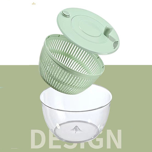 Đa Chức Năng Nhà Bếp Rau Slicer Lớn Của Nhãn Hiệu Salad Spinner Nhựa Trái Cây Lọc Rau Xà lách Máy Giặt Và Máy Sấy - Product Image 4