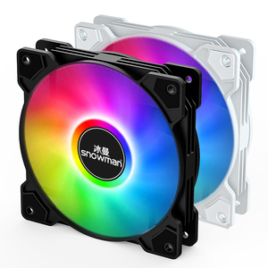 Snowman 120Mm Argb Trường Hợp <span class=keywords><strong>Fan</strong></span> Pwm Tốc Độ Có Thể Điều Chỉnh Địa Chỉ RGB Làm Mát 4Pin Cho CPU Phần Mềm Điều Khiển Cho Chơi Game Máy Tính Để Bàn - Product Image 5