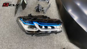 Parachoques de coche CLY para <span class=keywords><strong>BMW</strong></span> 5 Series F10 F18 actualización <span class=keywords><strong>2022</strong></span> G30 M5 kit de carrocería rejilla guardabarros falda lateral faros luces traseras - Product Image 5