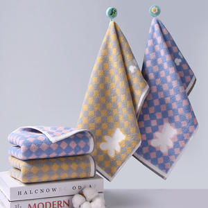 منشفة الأطفال الأكثر مبيعًا منشفة أطفال من القطن الخالص منشفة دب جاكار منديل وجه منقوش لرياض الأطفال - Product Image 4