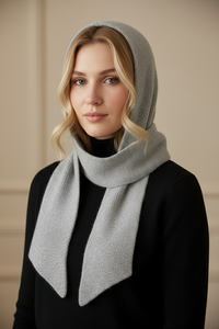 Lüks Hissiyatlı İplik Zarif Balaklava Atkı Kadınlar İçin Sıcaklık %40 BEBEK <span class=keywords><strong>ALPACA</strong></span> %28 MERSERİZE YÜN %27 NAYLON %5 Günlük Kullanım İçin - Product Image 2