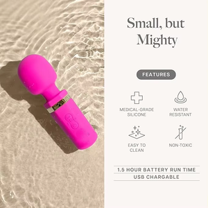 휴대용 실리콘 미니 AV 미니 마사지 완드 여성 자위기구 전기 릴렉스 마사지기 성인용품 여성용 - Product Image 4