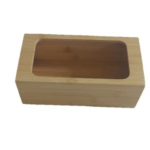 กล่องเก็บของไม้ไผ่ 45x33.5x7.6 ซม. กล่องจัดระเบียบครัวแบบห้าช่องสำหรับใส่ถุงอาหาร - Product Image 2
