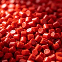 Masterbatch rouge de qualité alimentaire pour disques de presse à biscuits