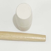 Marteau en caoutchouc blanc OEM à manche en bois pour installation de planchers et de lattes de lit, antichoc, micro-balles, fourni directement par l'usine