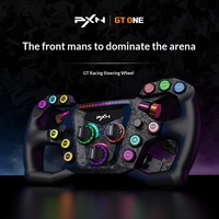 Volant de jeu PXN GT ONE pour simulateur de course avec boutons personnalisés et levier de vitesses en fibre de carbone