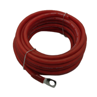 Câble d'alimentation AWG DC PVC flexible en cuivre OFC 0 GA 4 Gauge 8 AWG pour l'audio de voiture, mise à la terre