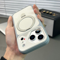 Nouvelles coques de protection magnétiques mates avec support anneau pour iPhone 17, 12, 13 Pro Max, 14, 15, 16 Plus, 17 Air