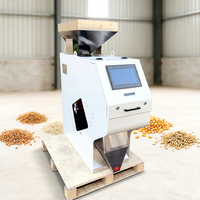Trieuse chromatique de pointe 48V avec éclairage frontal LED et IA pour maïs, mini-grains, café et riz, offrant des résultats de tri cohérents