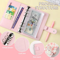 Planificador, Suministros de Oficina, Cuaderno, Carpeta de Anillas, Hojas Sueltas, Carpeta de Presupuesto, Cuadernos Personalizados, Carpeta A6, Cuadernos de Tapa Blanda
