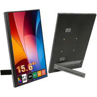 Moniteur portable sans fil de 15,6 pouces avec projection par détection de gravité, écran horizontal et vertical