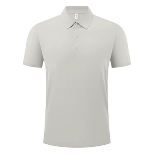 Polo de Manga Corta para Hombre, de Algodón Jacquard, con Cuello, Transpirable, para Trabajo, Corte Holgado, Verano - Product Image 2